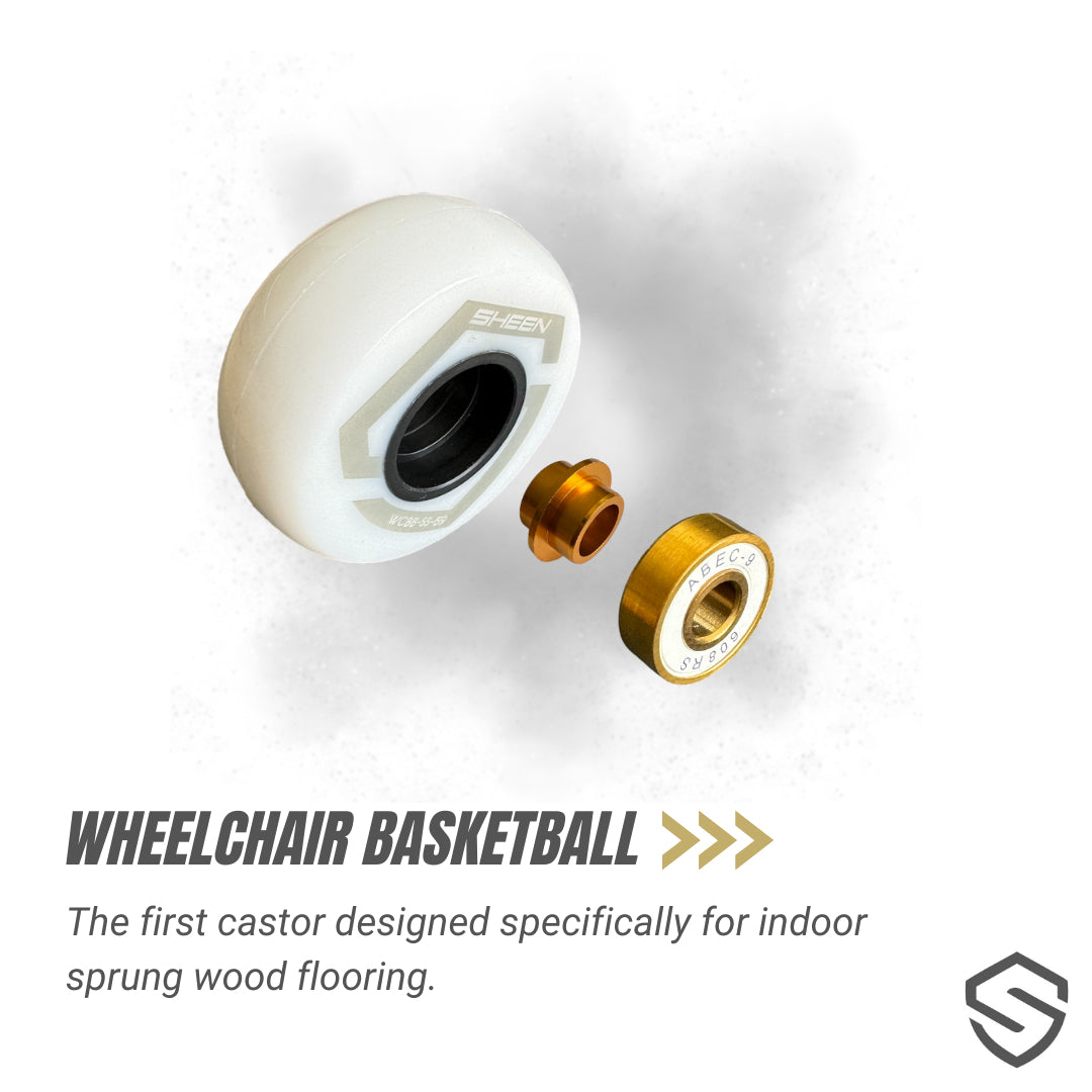 Castor Wheel 59mm Wheelchair Basketball (4 Pack)